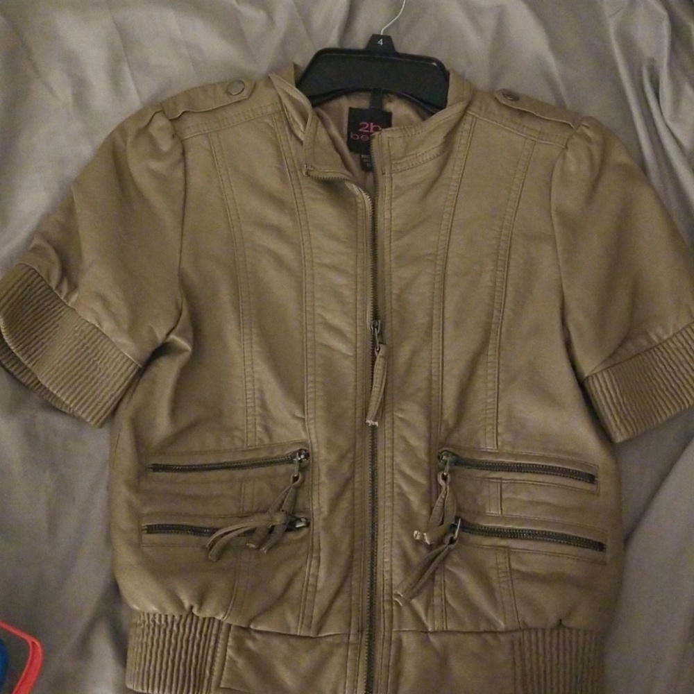 Bebe leather jacket
